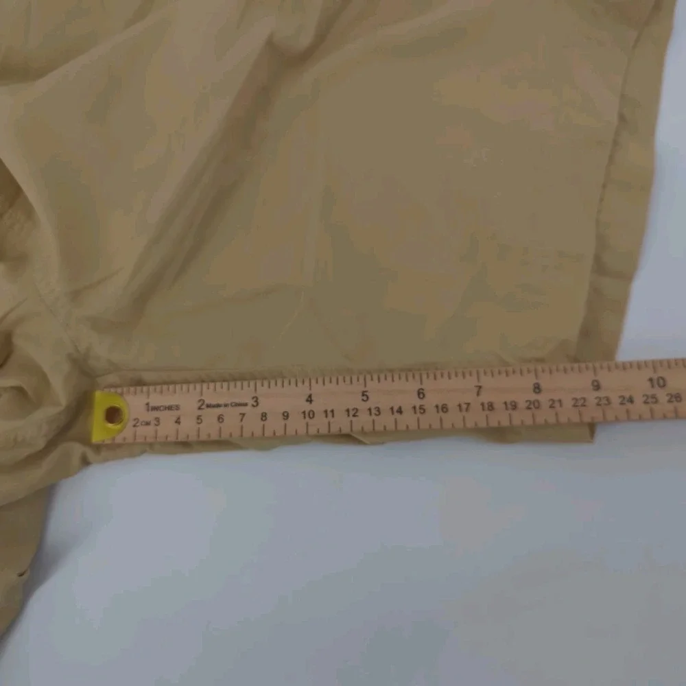 Vtg Polo Ralph Lauren Swim Trunks Cargo Pocket Drawstring Men's Large Flesh Pony